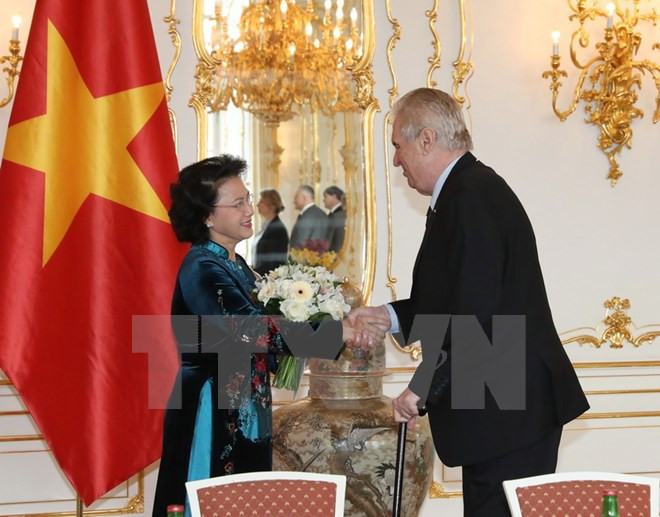 Líder parlamentaria vietnamita saluda próxima visita de presidente checo ảnh 1 Líder parlamentaria vietnamita saluda próxima visita de presidente checo ảnh 1