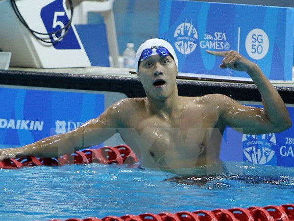 Nadador vietnamita gana medalla de oro en torneo en Suecia ảnh 1 Nadador vietnamita gana medalla de oro en torneo en Suecia ảnh 1