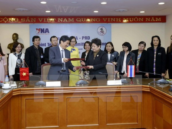 VNA coopera Departamento de Relaciones Públicas de Tailandia en sector comunicativo ảnh 1 VNA coopera Departamento de Relaciones Públicas de Tailandia en sector comunicativo ảnh 1