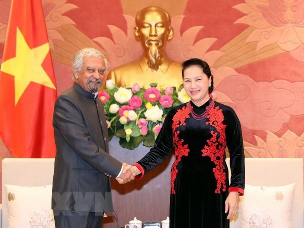 Máxima legisladora de Vietnam recibe a representantes de Naciones Unidas ảnh 1 Máxima legisladora de Vietnam recibe a representantes de Naciones Unidas ảnh 1