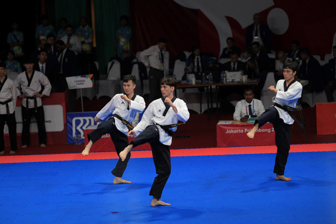 Taekwondo brinda a Vietnam primera medalla en Juegos Asiáticos ảnh 1 Taekwondo brinda a Vietnam primera medalla en Juegos Asiáticos ảnh 1