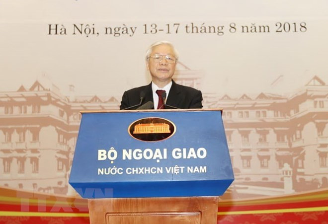 Inauguran XXX Conferencia de Diplomacia de Vietnam ảnh 1 Inauguran XXX Conferencia de Diplomacia de Vietnam ảnh 1