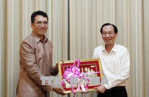 Laos adquiere experiencias de Ciudad Ho Chi Minh en desarrollo tecnológico ảnh 1 Laos adquiere experiencias de Ciudad Ho Chi Minh en desarrollo tecnológico ảnh 1