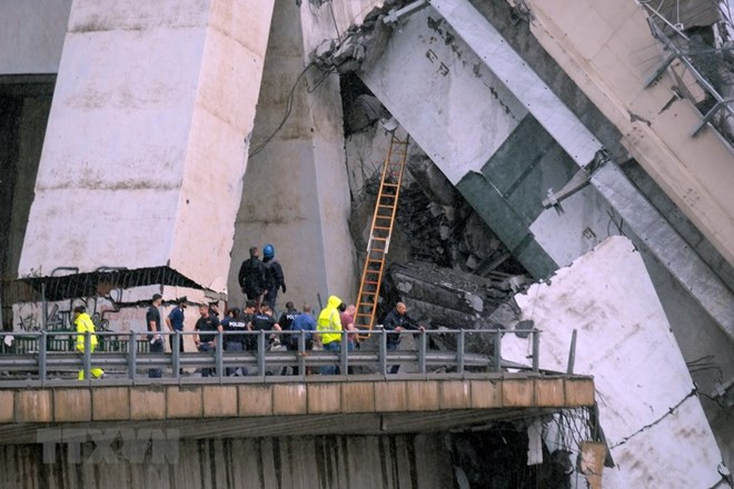 Vietnam expresa pésame a Italia por colapso de puente ảnh 1 Vietnam expresa pésame a Italia por colapso de puente ảnh 1