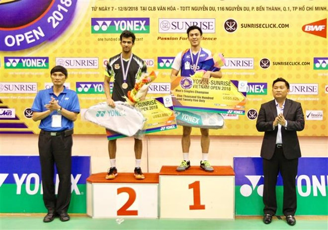 Cierran torneo internacional de bádminton en Ciudad Ho Chi Minh ảnh 1 Cierran torneo internacional de bádminton en Ciudad Ho Chi Minh ảnh 1