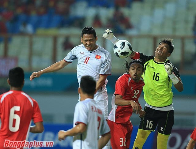 Vietnam vence a Nepal y avanza a la siguiente ronda de fútbol en ASIAD ảnh 1 Vietnam vence a Nepal y avanza a la siguiente ronda de fútbol en ASIAD ảnh 1