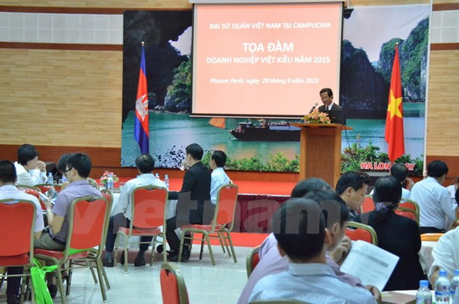 Fortalecen conexión de comunidad empresarial vietnamita en Cambodia ảnh 1 Fortalecen conexión de comunidad empresarial vietnamita en Cambodia ảnh 1