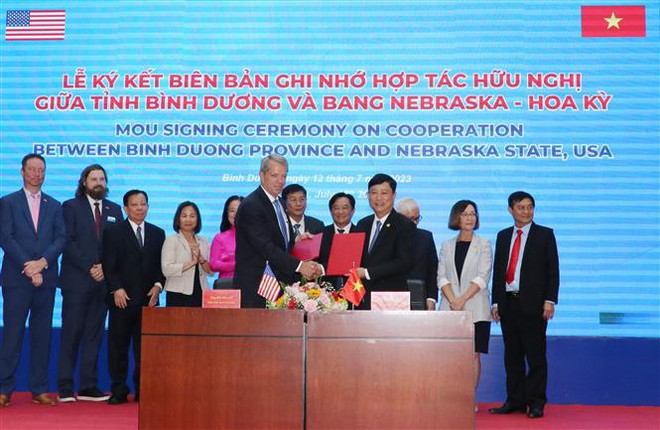 Localidades vietnamita y estadounidense fomentan cooperación multisectorial ảnh 1 Localidades vietnamita y estadounidense fomentan cooperación multisectorial ảnh 1