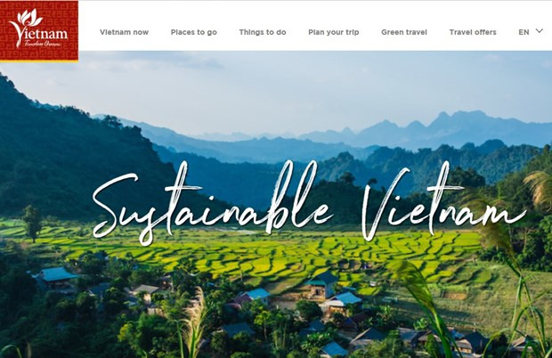 Estrenan sitio web para presentar turismo sostenible de Vietnam a extranjeros ảnh 1 Estrenan sitio web para presentar turismo sostenible de Vietnam a extranjeros ảnh 1