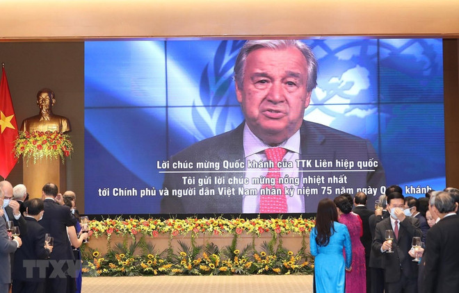 Secretario general de la ONU, António Guterres, felicita a Vietnam por el Día Nacional ảnh 1 Secretario general de la ONU, António Guterres, felicita a Vietnam por el Día Nacional ảnh 1