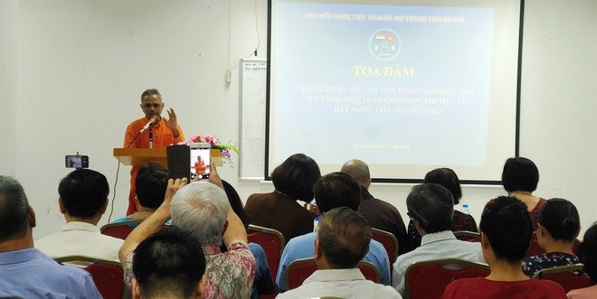 Debaten en Hanoi relaciones entre idioma clásico indio y budismo vietnamita ảnh 1 Debaten en Hanoi relaciones entre idioma clásico indio y budismo vietnamita ảnh 1