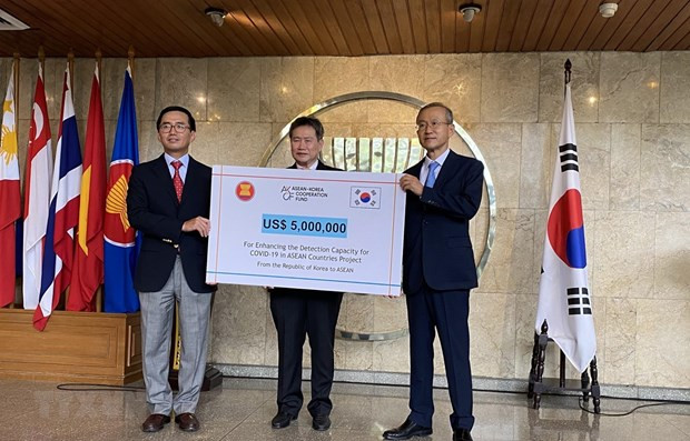 Corea del Sur respalda a la ASEAN para mejorar la capacidad de detección del COVID-19 ảnh 1