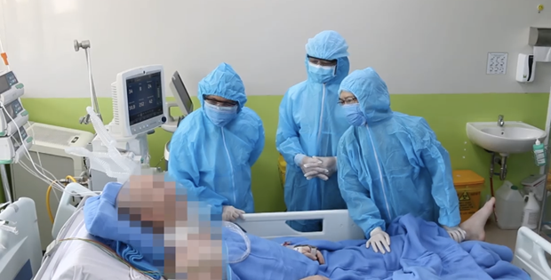 “Increíble”, evolución de salud del paciente más grave del COVID-19 en Vietnam ảnh 1 “Increíble”, evolución de salud del paciente más grave del COVID-19 en Vietnam ảnh 1