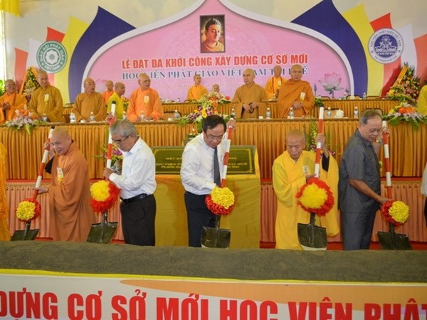 Inician construcción de Academia Budista de Vietnam en Hue ảnh 1 Inician construcción de Academia Budista de Vietnam en Hue ảnh 1