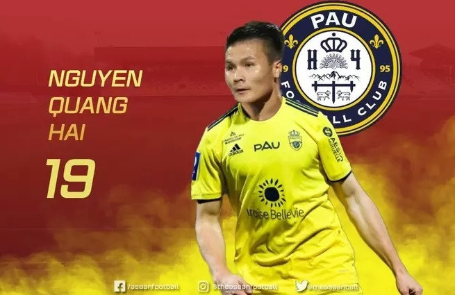 Quang Hai firmará contrato con club Pau FC, segunda división de fútbol francés ảnh 1 Quang Hai firmará contrato con club Pau FC, segunda división de fútbol francés ảnh 1