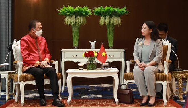 Múltiples actividades de vicepresidenta de Vietnam en Tailandia ảnh 2 Múltiples actividades de vicepresidenta de Vietnam en Tailandia ảnh 2
