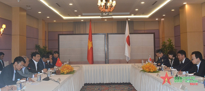 Ministro de Defensa vietnamita sostiene reuniones bilaterales con sus pares de Laos, Japón y Camboya ảnh 1 Ministro de Defensa vietnamita sostiene reuniones bilaterales con sus pares de Laos, Japón y Camboya ảnh 1