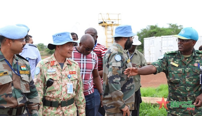 Equipo de ingenieros de Vietnam recibe tareas tras llegada a Abyei ảnh 1 Equipo de ingenieros de Vietnam recibe tareas tras llegada a Abyei ảnh 1