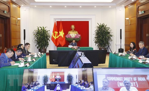 Fomentan relaciones entre Partidos Comunistas de Vietnam e India ảnh 1 Fomentan relaciones entre Partidos Comunistas de Vietnam e India ảnh 1