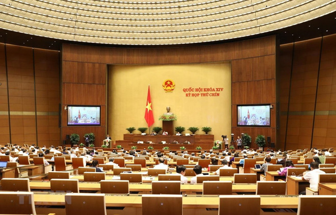Concluye Parlamento de Vietnam primera jornada de su IX período de sesiones ảnh 1 Concluye Parlamento de Vietnam primera jornada de su IX período de sesiones ảnh 1