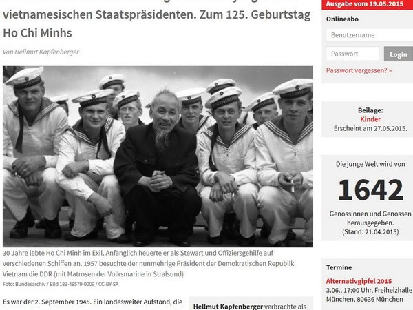 Medios internacionales destacan trascendencia del Presidente Ho Chi Minh ảnh 1 Medios internacionales destacan trascendencia del Presidente Ho Chi Minh ảnh 1