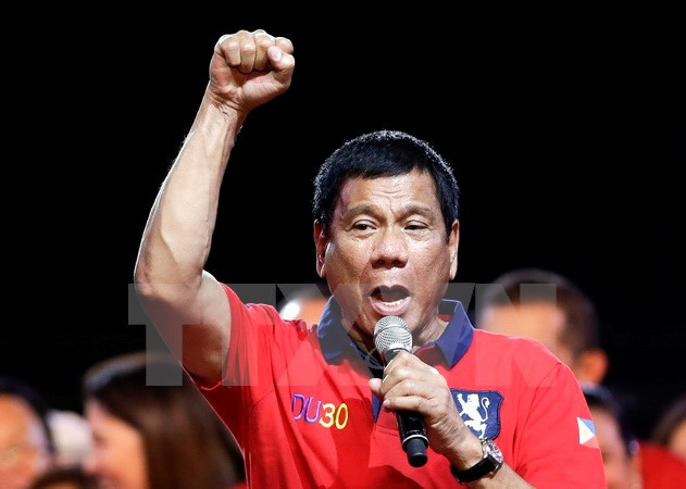 Victoria aplastante de Rodrigo Duterte en elecciones presidenciales de Filipinas ảnh 1 Victoria aplastante de Rodrigo Duterte en elecciones presidenciales de Filipinas ảnh 1