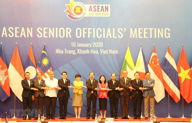 Altos Funcionarios de la ASEAN revisan preparativos para Reunión de Cancilleres ảnh 1