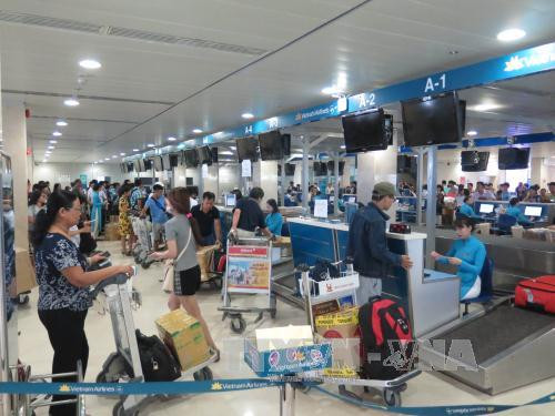 Aeropuerto internacional Tan Son Nhat entra a temporada alta del Tet ảnh 1 Aeropuerto internacional Tan Son Nhat entra a temporada alta del Tet ảnh 1