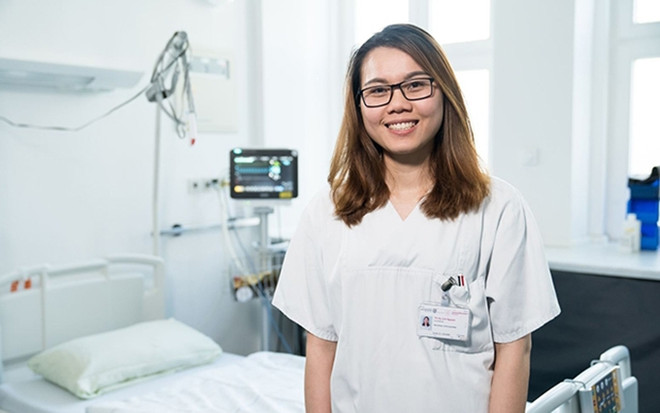 Más de mil enfermeros vietnamitas estudian y trabajan en Alemania ảnh 1