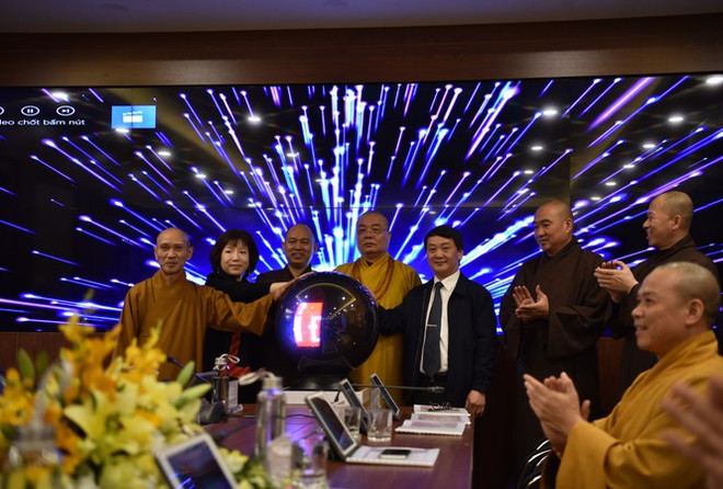 Inauguran centro de operaciones electrónicas de Sangha Budista de Vietnam ảnh 1 Inauguran centro de operaciones electrónicas de Sangha Budista de Vietnam ảnh 1