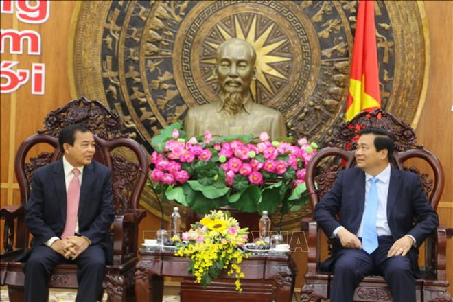 Felicitan líderes de provincias camboyanas a Vietnam con motivo del Año Nuevo Lunar ảnh 1