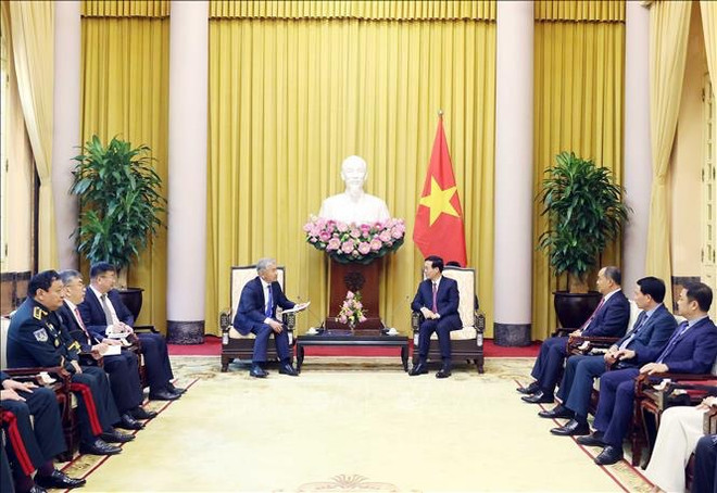 Presidente recibe al secretario del Consejo de Seguridad Nacional de Mongolia ảnh 1 Presidente recibe al secretario del Consejo de Seguridad Nacional de Mongolia ảnh 1