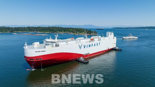 Llega a Canadá primer lote de automóviles eléctricos VF 8 de VinFast ảnh 1 Llega a Canadá primer lote de automóviles eléctricos VF 8 de VinFast ảnh 1