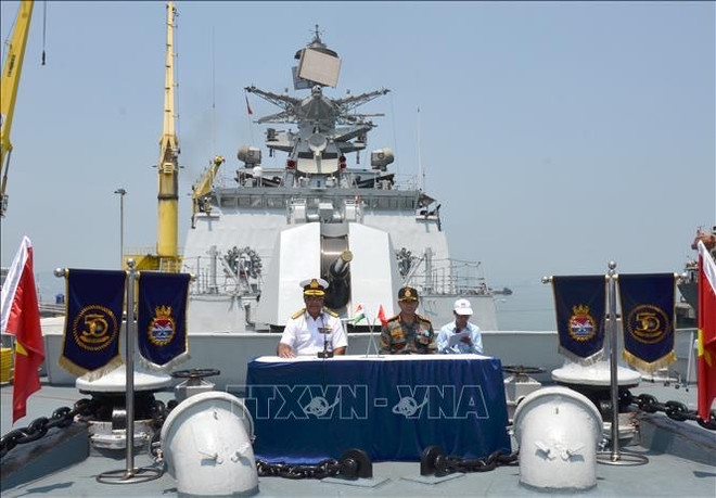 Barcos de la Armada india visitan la ciudad vietnamita de Da Nang ảnh 1 Barcos de la Armada india visitan la ciudad vietnamita de Da Nang ảnh 1