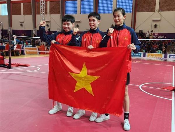Vietnam gana más medallas de oro en lucha y sepak takraw ảnh 1