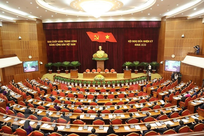 Tercera jornada de trabajo y clausura de conferencia de medio término del PCV ảnh 1 Tercera jornada de trabajo y clausura de conferencia de medio término del PCV ảnh 1