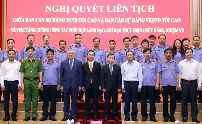 Presidente de Vietnam trabaja con Fiscalía Suprema Popular ảnh 1 Presidente de Vietnam trabaja con Fiscalía Suprema Popular ảnh 1
