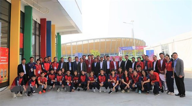 Pesista vietnamita establece tres plusmarcas en SEA Games 32 ảnh 2 Pesista vietnamita establece tres plusmarcas en SEA Games 32 ảnh 2