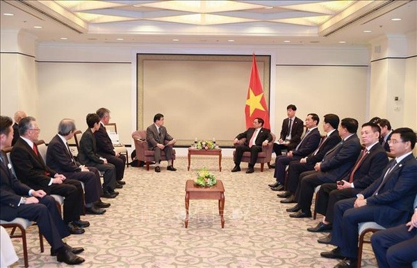 Premier se reúne con líderes de asociaciones de amistad entre Japón y Vietnam ảnh 1 Premier se reúne con líderes de asociaciones de amistad entre Japón y Vietnam ảnh 1