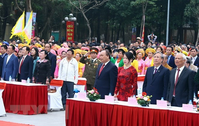 Premier vietnamita asiste al acto conmemorativo del triunfo Ngoc Hoi- Dong Da ảnh 1 Premier vietnamita asiste al acto conmemorativo del triunfo Ngoc Hoi- Dong Da ảnh 1