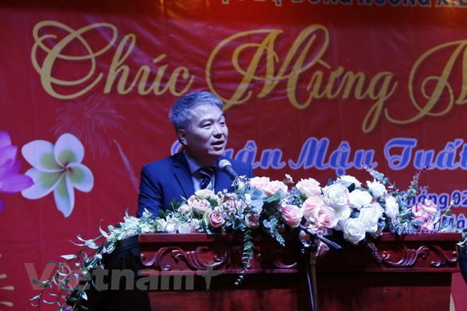 Vietnamitas en provincia laosiana se reúnen por Año Nuevo Lunar ảnh 1 Vietnamitas en provincia laosiana se reúnen por Año Nuevo Lunar ảnh 1