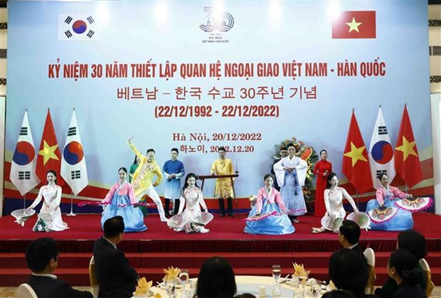 Vietnam y Corea del Sur celebran el aniversario 30 de relaciones diplomáticas ảnh 1 Vietnam y Corea del Sur celebran el aniversario 30 de relaciones diplomáticas ảnh 1