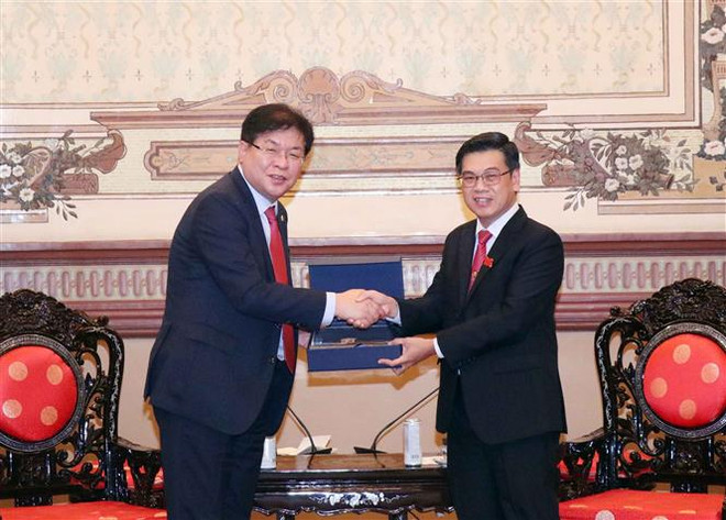 Ciudad Ho Chi Minh y Busan aspiran a lazos más fuertes ảnh 1 Ciudad Ho Chi Minh y Busan aspiran a lazos más fuertes ảnh 1