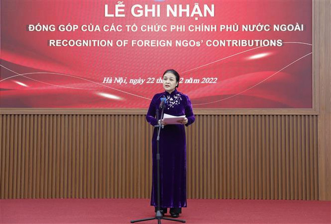 Siete ONG recibieron certificado de mérito por sus aportes al desarrollo de Vietnam ảnh 2 Siete ONG recibieron certificado de mérito por sus aportes al desarrollo de Vietnam ảnh 2