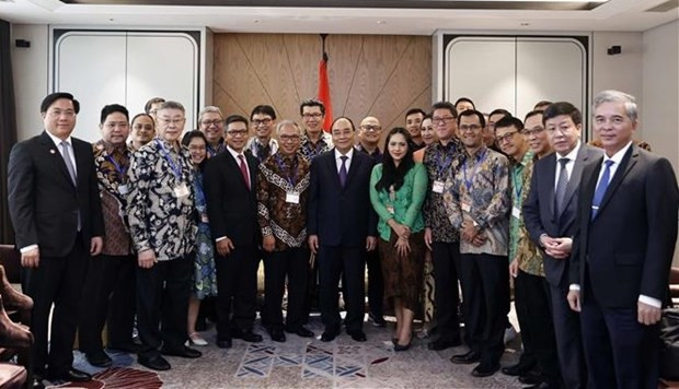 Presidente recibe al titular de Asociación de Amistad Indonesia - Vietnam ảnh 2 Presidente recibe al titular de Asociación de Amistad Indonesia - Vietnam ảnh 2