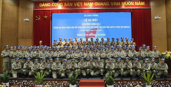 Lanza Vietnam segundo equipo de ingenieros militares para actividades de ONU ảnh 1 Lanza Vietnam segundo equipo de ingenieros militares para actividades de ONU ảnh 1