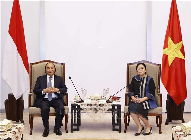 Dirigentes parlamentarios de Indonesia desean promover cooperación integral con Vietnam ảnh 1