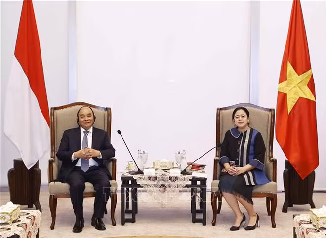 Dirigentes parlamentarios de Indonesia desean promover cooperación integral con Vietnam ảnh 1