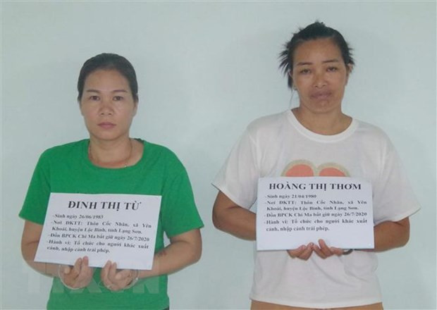 Detienen a dos sujetos involucrados en red de transporte de inmigrantes ilegales a Vietnam ảnh 1 Detienen a dos sujetos involucrados en red de transporte de inmigrantes ilegales a Vietnam ảnh 1