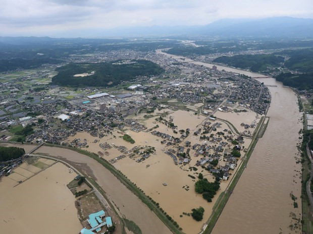 Países de ASEAN expresan solidaridad con Japón ante graves pérdidas por inundaciones ảnh 1 Países de ASEAN expresan solidaridad con Japón ante graves pérdidas por inundaciones ảnh 1